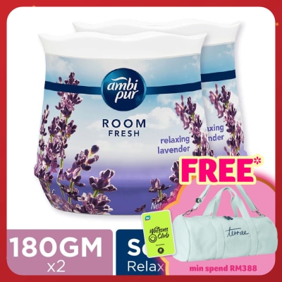 AMBI PUR GEL FRSH LAVENDER 180G X 2 TWIN PACK