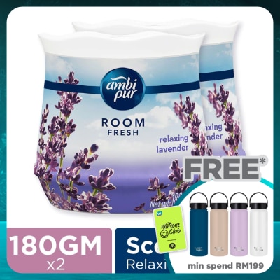 AMBI PUR GEL FRSH LAVENDER 180G X 2 TWIN PACK