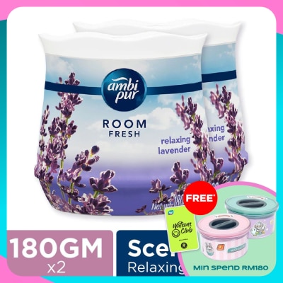 AMBI PUR GEL FRSH LAVENDER 180G X 2 TWIN PACK