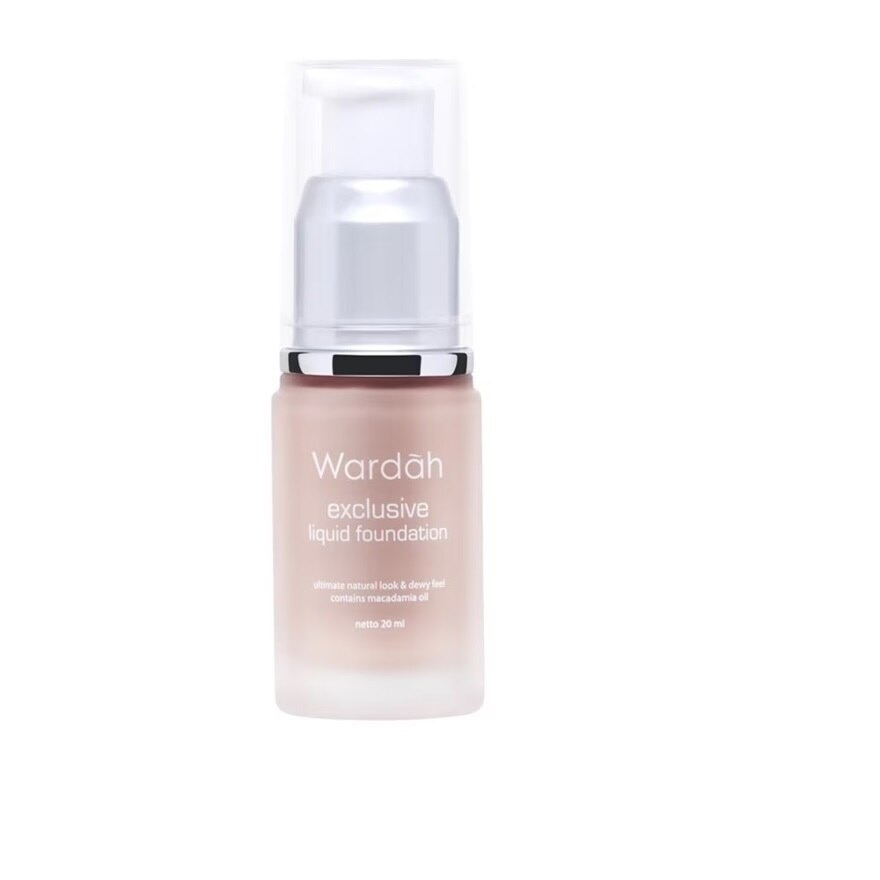 WARDAH Exclusive Liquid Foundation 03 Sandy Beige 1's