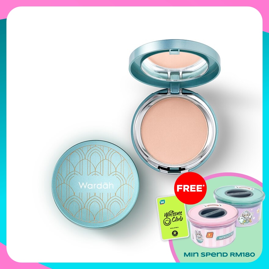 WARDAH EXCLUSIVE TWO WAY CAKE 01 SHEER PINK 12 G