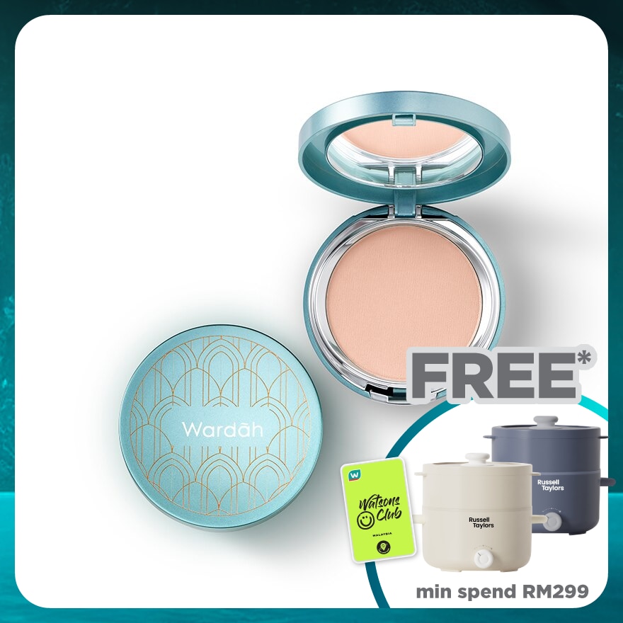 WARDAH EXCLUSIVE TWO WAY CAKE 01 SHEER PINK 12 G