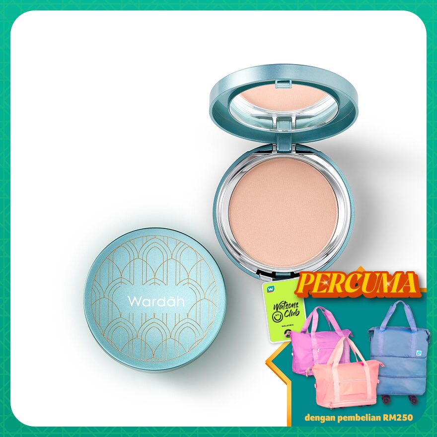 WARDAH EXCLUSIVE TWO WAY CAKE 01 SHEER PINK 12 G