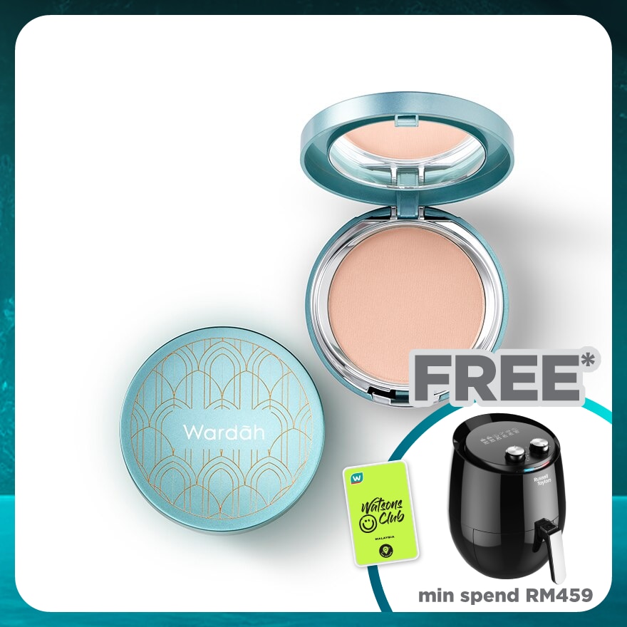 WARDAH EXCLUSIVE TWO WAY CAKE 01 SHEER PINK 12 G