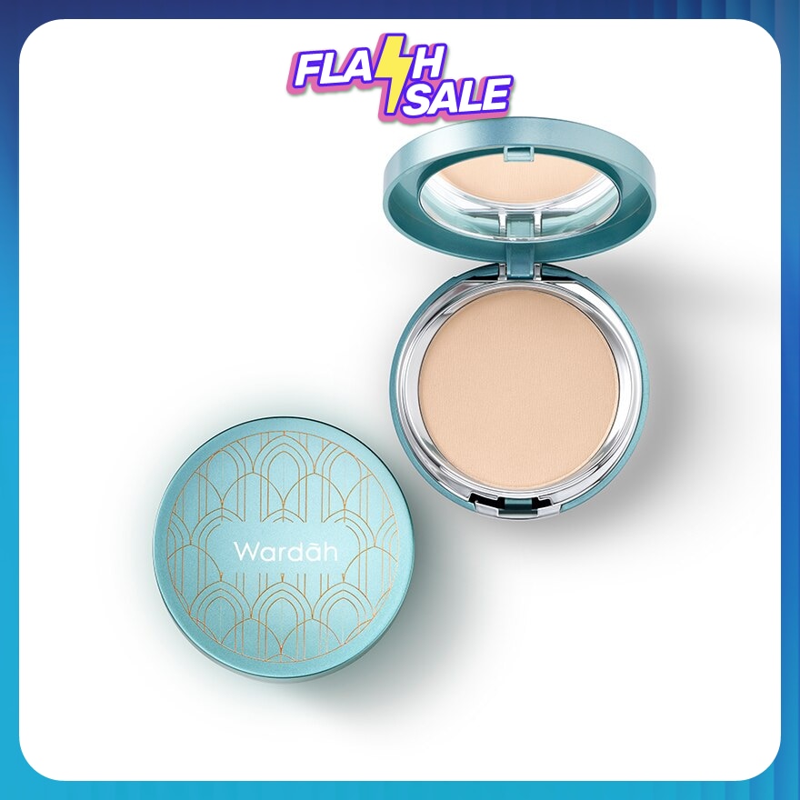 WARDAH EXCLUSIVE TWO WAY CAKE 02 LIGHT BEIGE 12 G