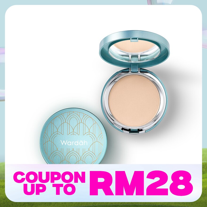 WARDAH EXCLUSIVE TWO WAY CAKE 02 LIGHT BEIGE 12 G