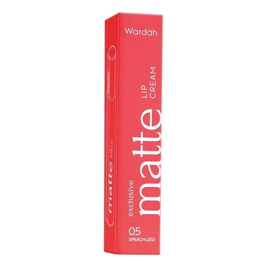 WARDAH Exclusive Matte Lip Cream 05 Speachless 1's