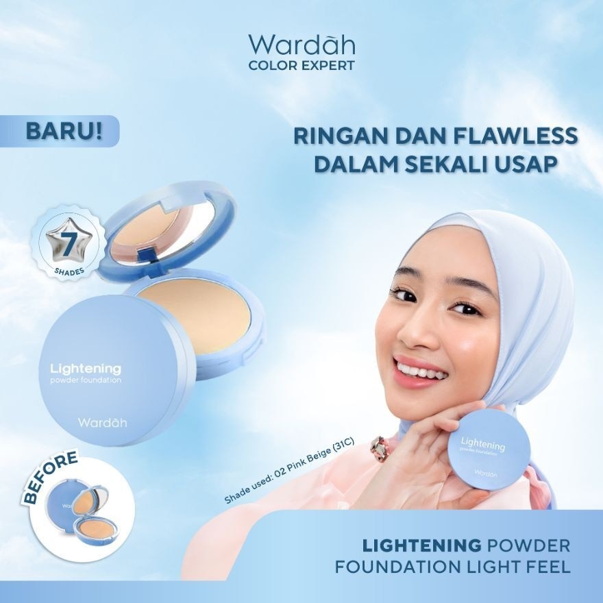 Wardah Lightening Powder Foundation Light Feel 01