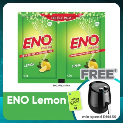 ENO Fruit Salt Lemon Sachet 2 x 4.3g