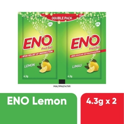 ENO Fruit Salt Lemon Sachet 2 x 4.3g