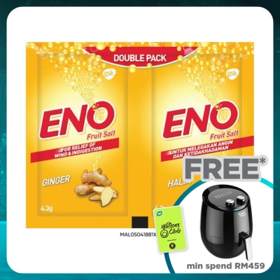 ENO Ginger Sachet For Wind & Indigestion Relief 4.3gX2