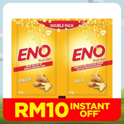 ENO Ginger Sachet For Wind & Indigestion Relief 4.3gX2