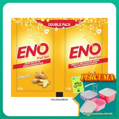 ENO - Ginger Sachet For Wind & Indigestion Relief 4.3gX2