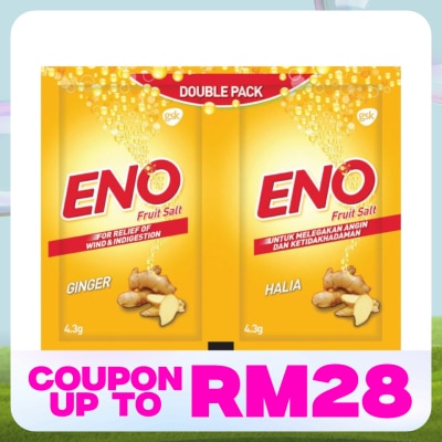 ENO Ginger Sachet For Wind & Indigestion Relief 4.3gX2