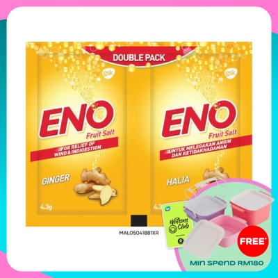 ENO Ginger Sachet For Wind & Indigestion Relief 4.3gX2
