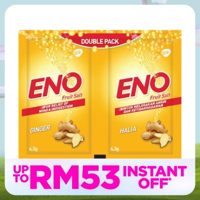 ENO Ginger Sachet For Wind & Indigestion Relief 4.3gX2