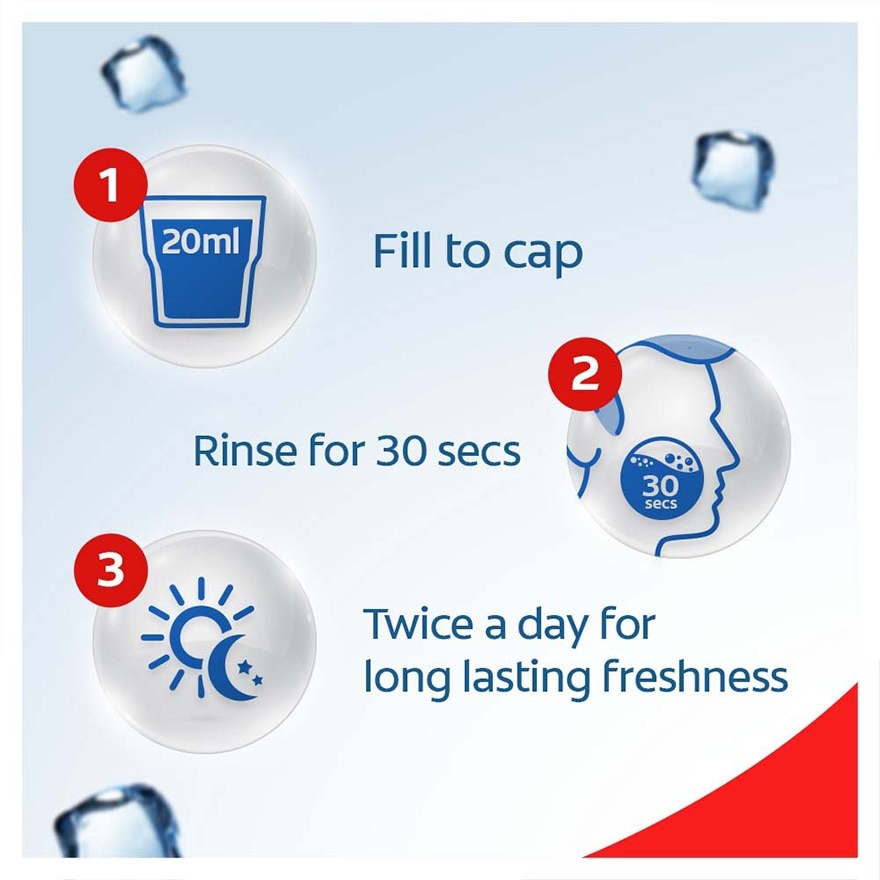 Colgate Plax Ice Mouthwash 100ml (Kills Bacteria)