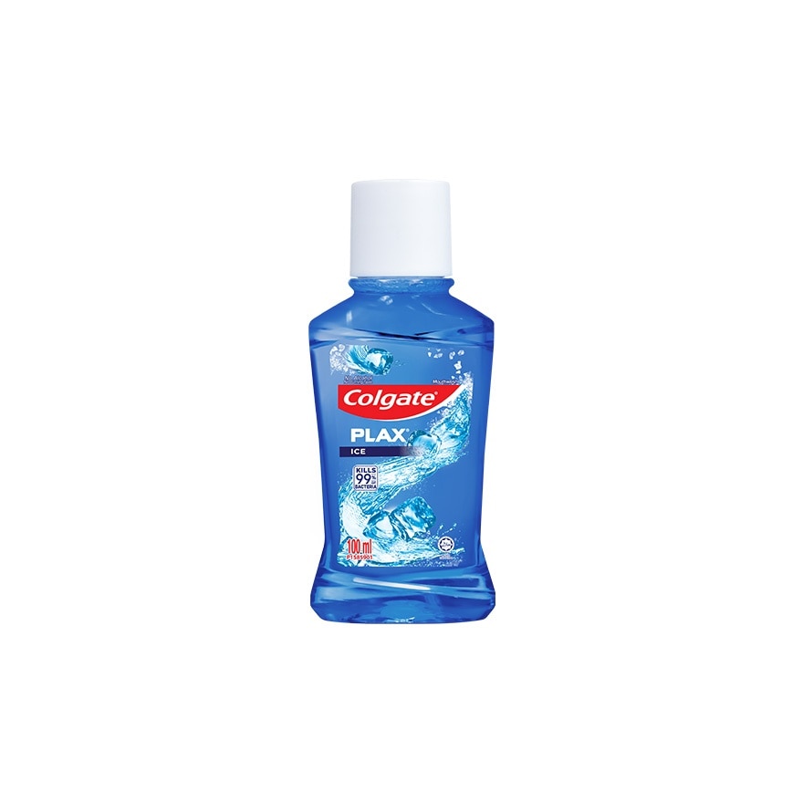 Plax Ice Mouthwash 100ml (Kills Bacteria)