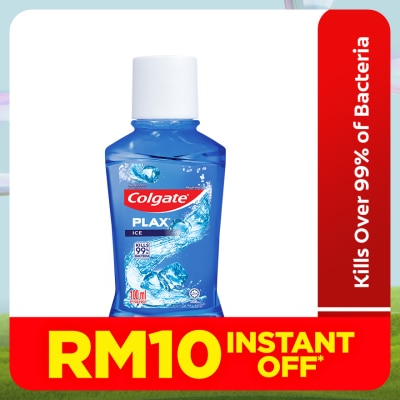 COLGATE Colgate Plax Ice Mouthwash 100ml (Kills Bacteria)