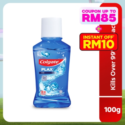 COLGATE Colgate Plax Ice Mouthwash 100ml (Kills Bacteria)