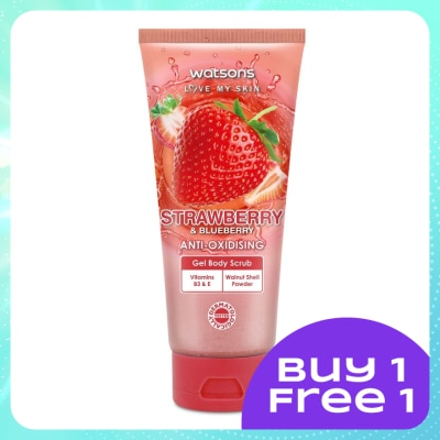 WATSONS Strawberry & Blueberry Gel Body Scrub  200g