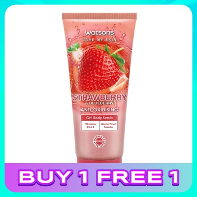 WATSONS Strawberry & Blueberry Gel Body Scrub  200g