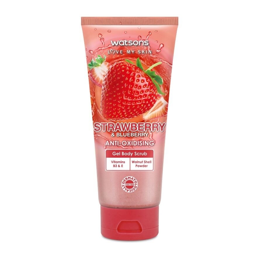 Strawberry & Blueberry Gel Body Scrub  200g