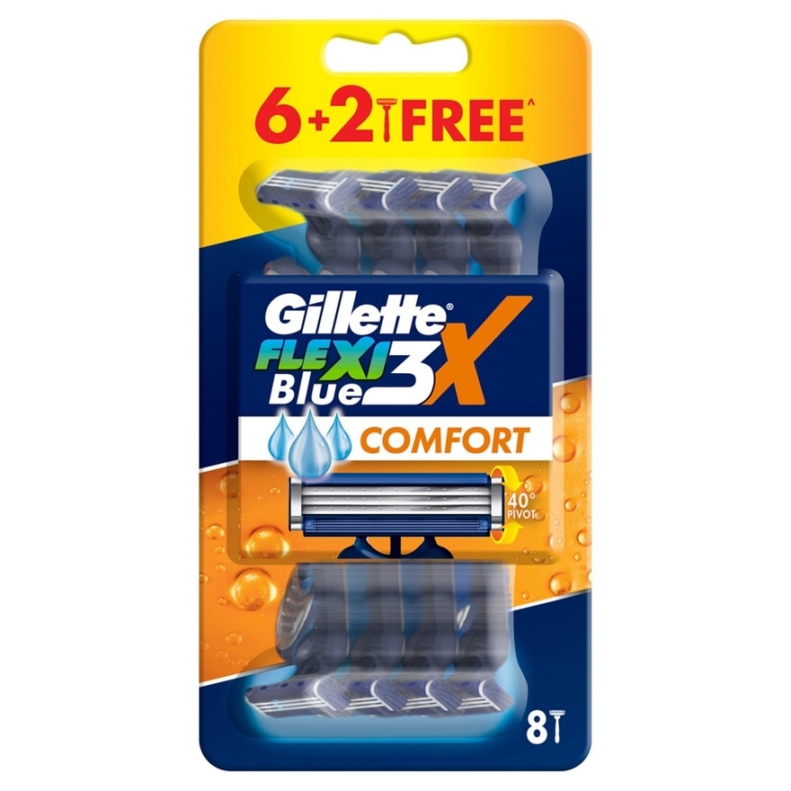 Blue3X Comfort Razor 8s
