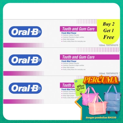 ORAL-B Tooth & Gum Care Toothpaste 100ml B2F1