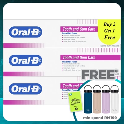 ORAL-B Tooth & Gum Care Toothpaste 100ml B2F1