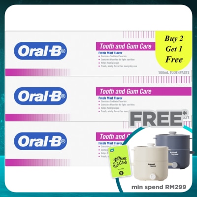 ORAL-B Tooth & Gum Care Toothpaste 100ml B2F1