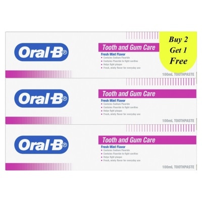 ORAL-B Tooth & Gum Care Toothpaste 100ml B2F1