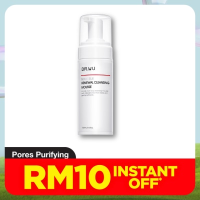 DR. WU Renewal Cleansing Mousse with Mandelic Acid 150ml