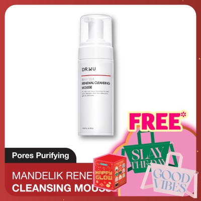 DR. WU Renewal Cleansing Mousse with Mandelic Acid 150ml