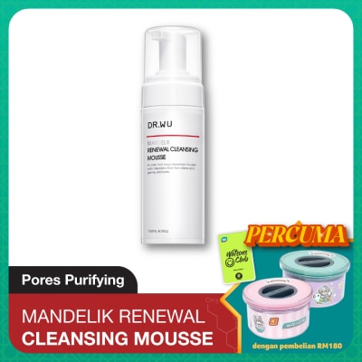 DR. WU Renewal Cleansing Mousse with Mandelic Acid 150ml
