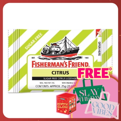 FISHERMAN'S Sugar Free Citrus Lozenges 25g