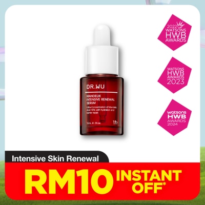 DR. WU Intensive Renewal Serum w Mandelic Acid 18% 15ml