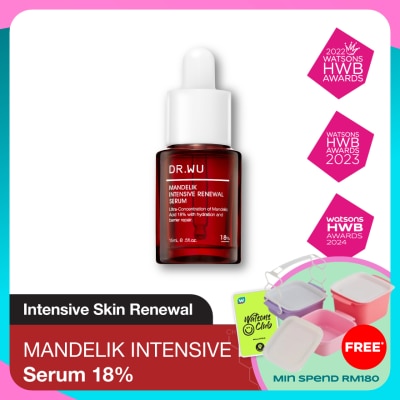 DR. WU Intensive Renewal Serum w Mandelic Acid 18% 15ml