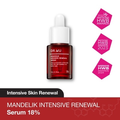 DR. WU Intensive Renewal Serum w Mandelic Acid 18% 15ml