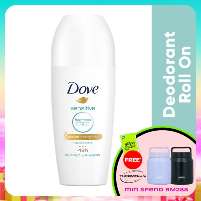 DOVE - Sensitive Fragrance Free Deodorant Roll-on 40ml