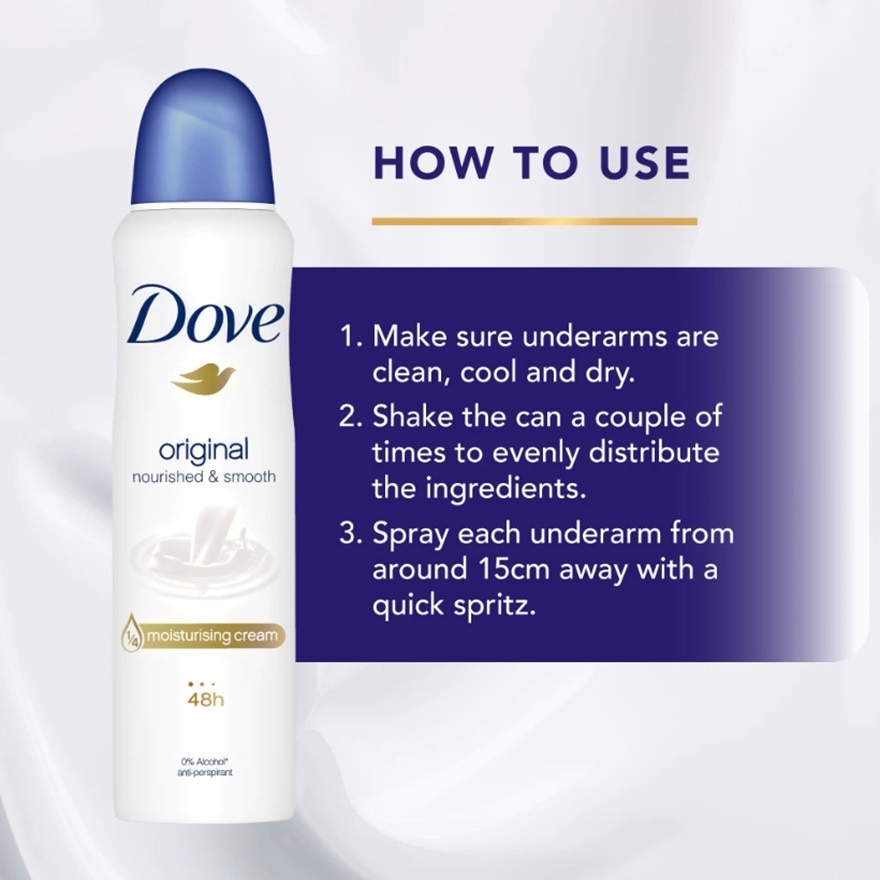 Original Nourished & Smooth Deodorant Spray 135ml