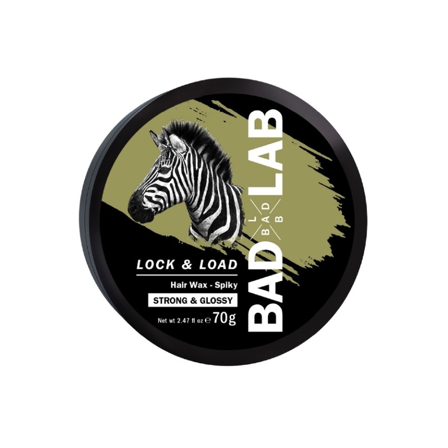 LOCK & LOAD HAIR WAX - SPIKY STRONG & GLOSSY 70g
