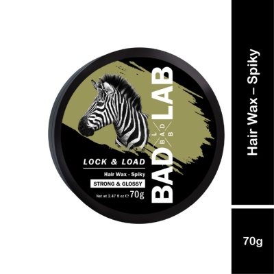 BAD LAB - LOCK & LOAD HAIR WAX - SPIKY STRONG & GLOSSY 70g