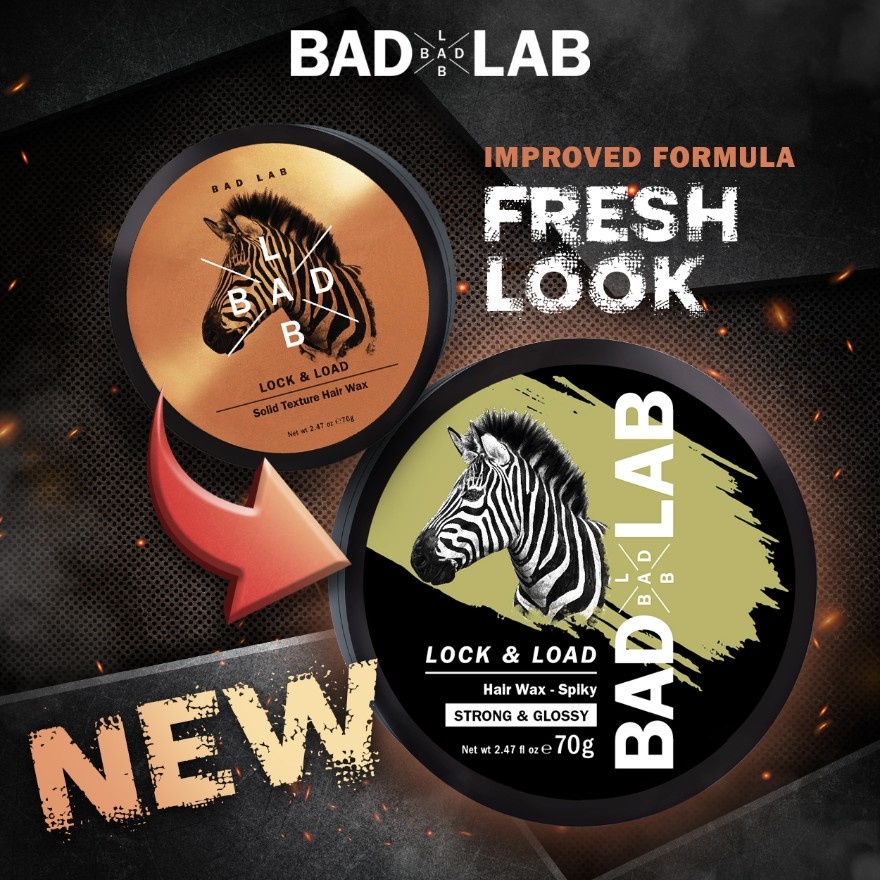 LOCK & LOAD HAIR WAX - SPIKY STRONG & GLOSSY 70g