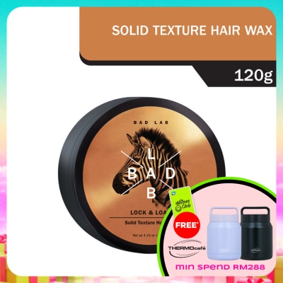 BAD LAB - Lock & Load Solid Texture Hair Wax 120g