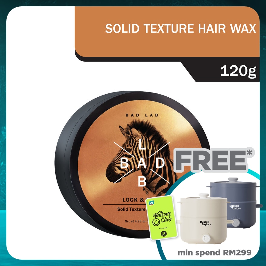 Lock & Load Solid Texture Hair Wax 120g
