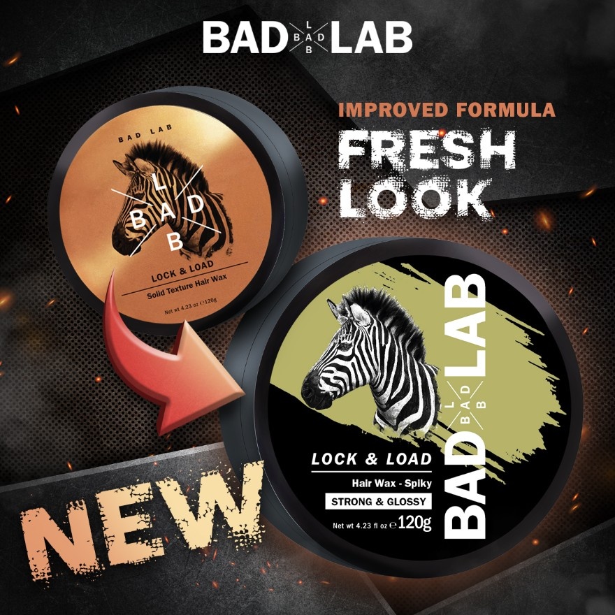 LOCK & LOAD HAIR WAX - SPIKY STRONG & GLOSSY 120g