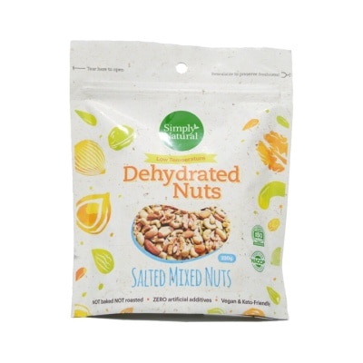 SIMPLY NATURAL Dehydrated Salted Mixed Nuts 220g