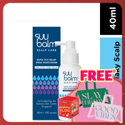 SUU BALM Rapid Itch Relief Scalp Spray Moisturser