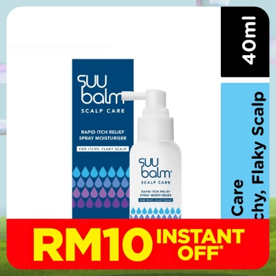 SUU BALM Rapid Itch Relief Scalp Spray Moisturser